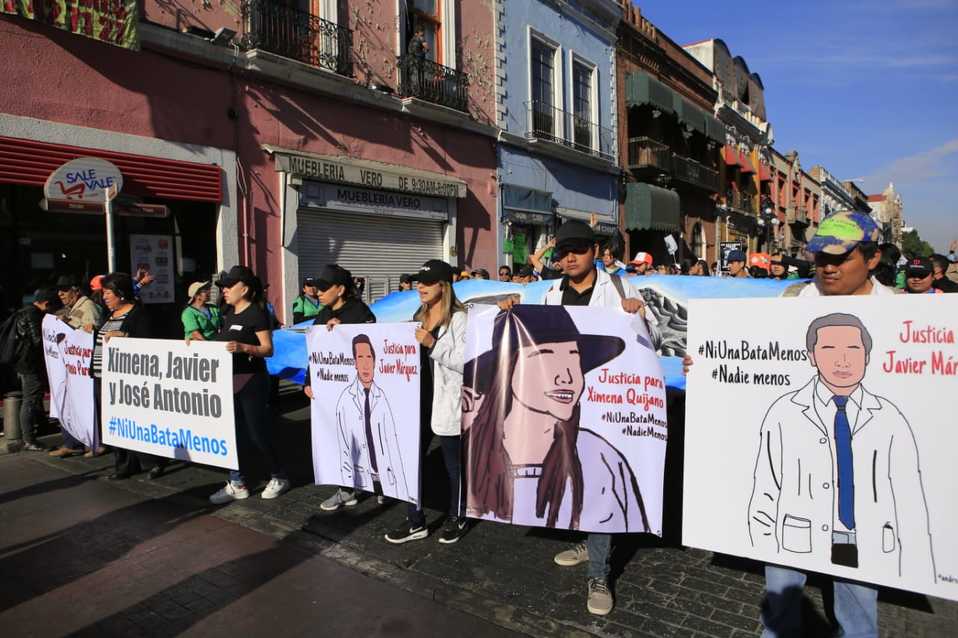 Familiares de Francisco Javier  exigen justicia. (Andrés Lobato)