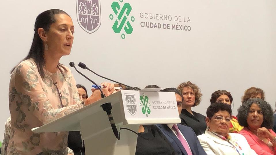 La jefa de Gobierno, Claudia Sheinbaum, recordó que el 25 de noviembre de 2019 declaró la Alerta por Violencia contra las Mujeres en la ciudad. (Espec