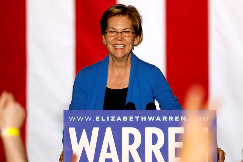 La aspirante demócrata, Elizabeth Warren. (AFP)