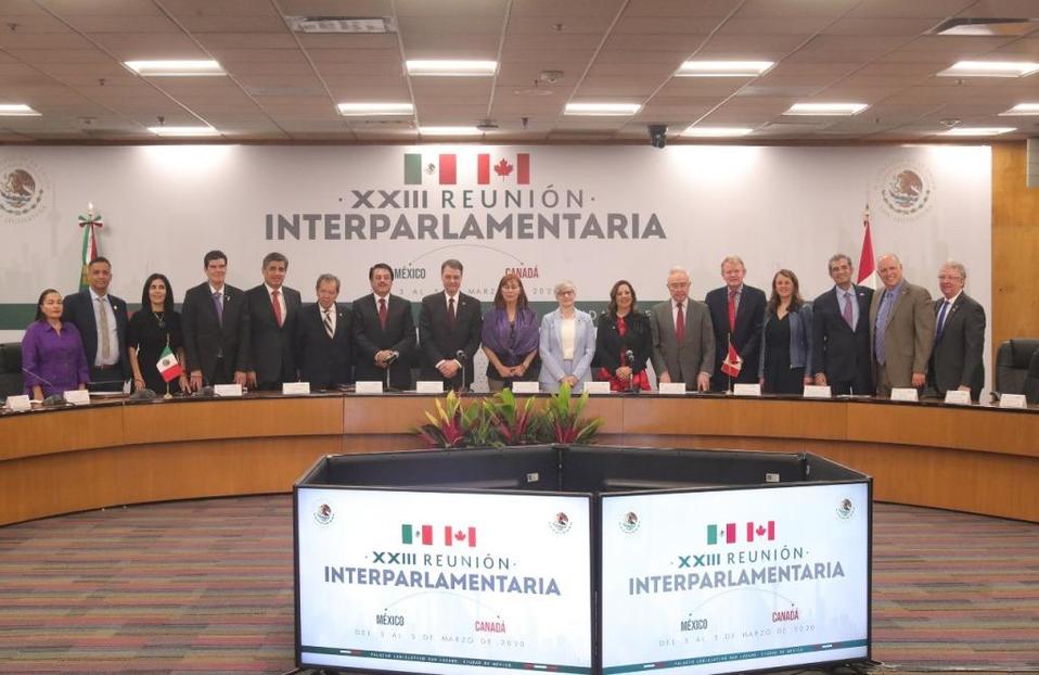 Legisladores mexicanos y canadienses se reunieron para hablar diversos temas como T-MEC, egalización de cannabis, entre otros (Especial)