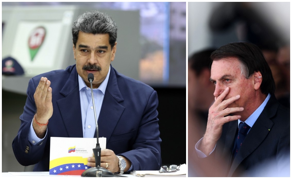 Maduro criticó a Jair Bolsonaro acusándolo de "fascista" y de ser un "Hitler". (AFP)
