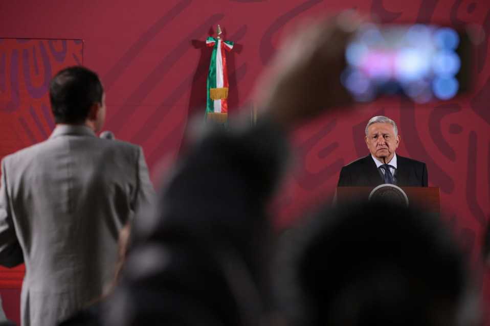 El Presidente aseguró que respetará la libre manifestación. (Jesús Quintanar)