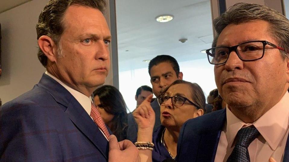 Ricardo Monreal, coordinador de la bancada morenista en el Senado. (@SenadoresdelPAN)