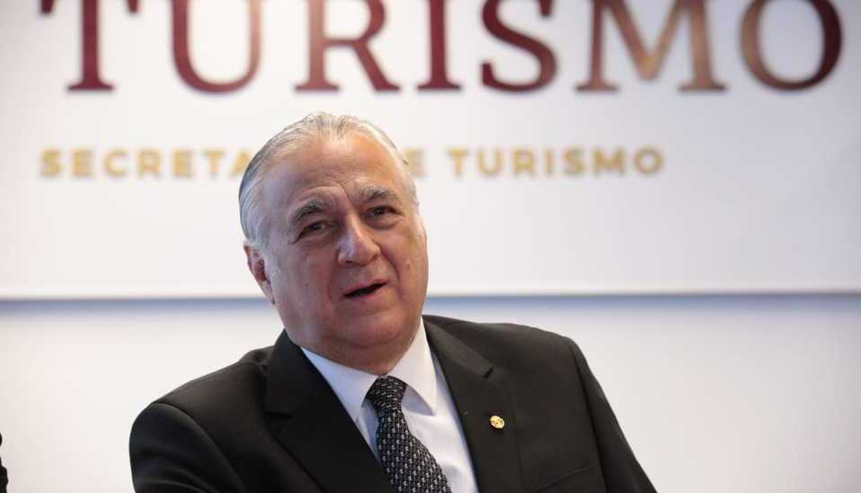 El secretario de Turismo, Miguel Torruco