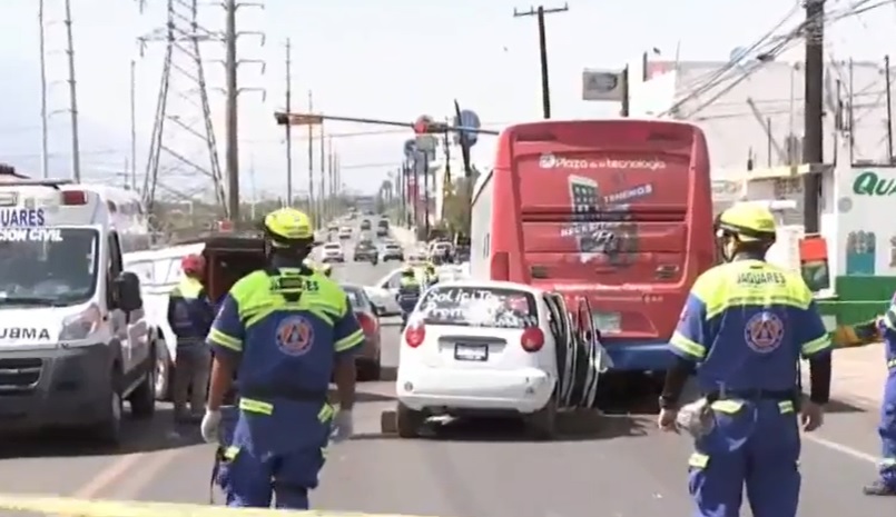 Muere conductor tras chocar con ruta urbana en Santa Catarina, NL ...