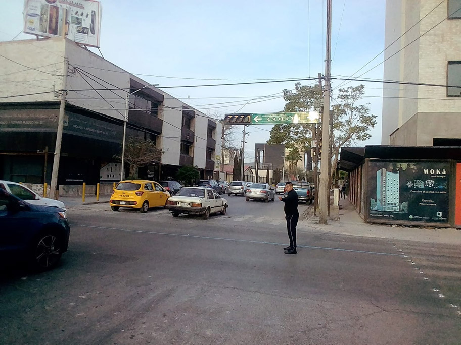 Centro de Torreón se queda sin luz. (Notivox Digital)