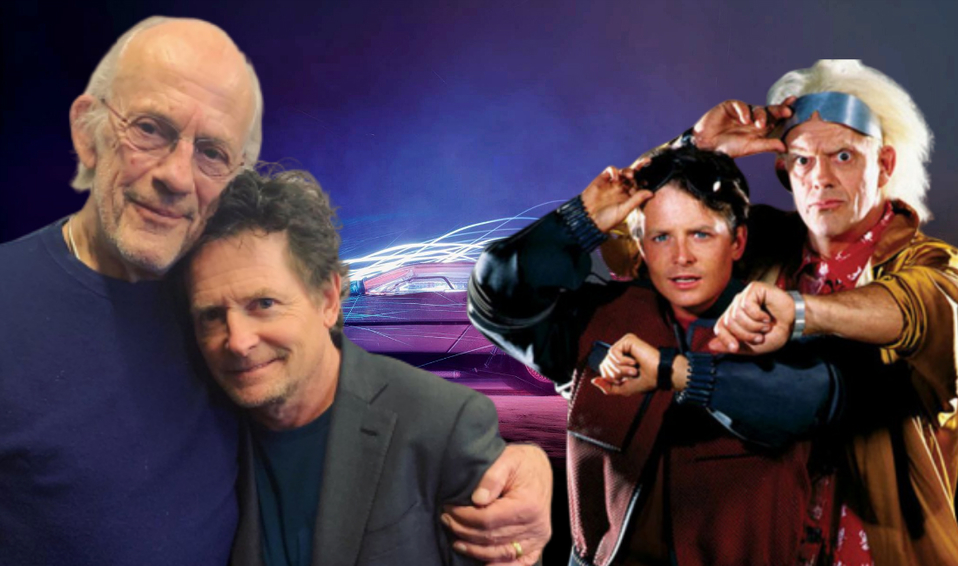 Christopher Lloyd y Michael J. Fox, nuevamente juntos.