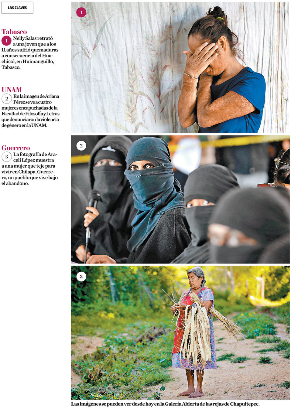 Las imágenes se pueden ver desde hoy en la Galería Abierta de las rejas de Chapultepec. (Nelly Salas, Ariana Pérez y Araceli López)