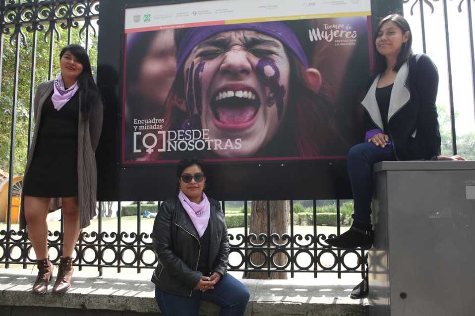 Inauguración de la exposición "Encuadres y Miradas, Desde Nosotras" en la Galería de Chapultepec. (Avelina Martínez)