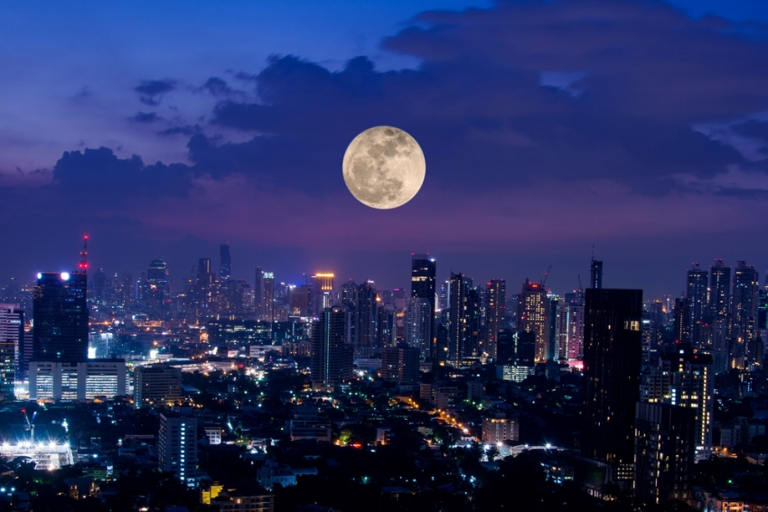 Superluna de marzo (Shutterstock).