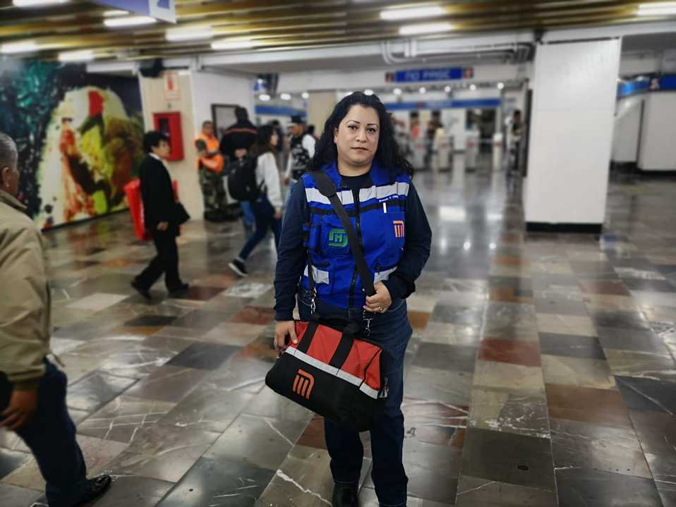 Brenda se encarga de dar servicio a alrededor de 40 usuarios al día | Francisco Mejía