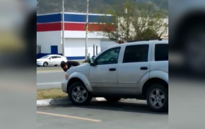 El presunto ladrón no fue identificado. (Especial)
