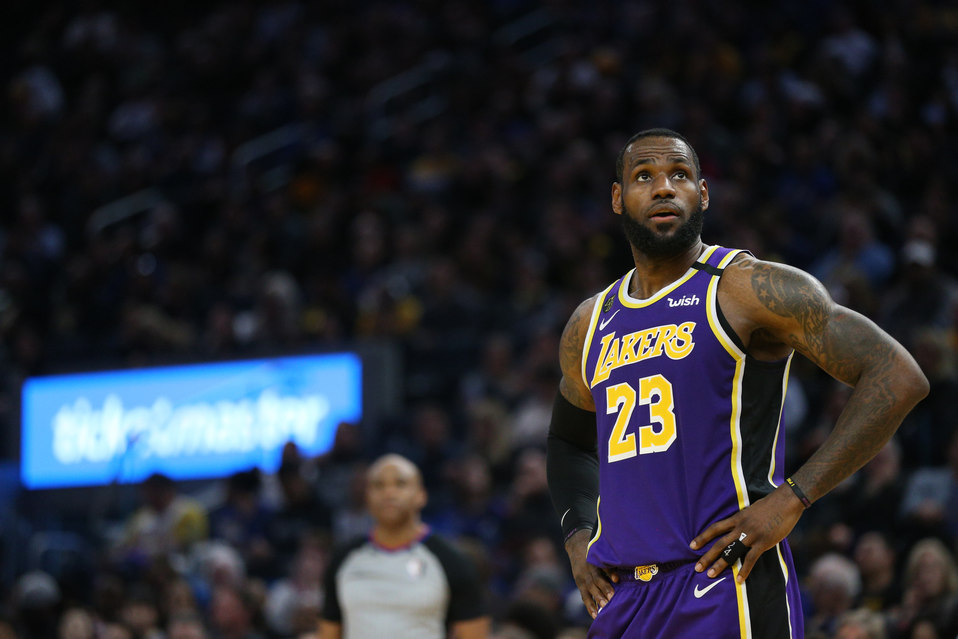 LeBron James, jugador de Lakers (Reuters)