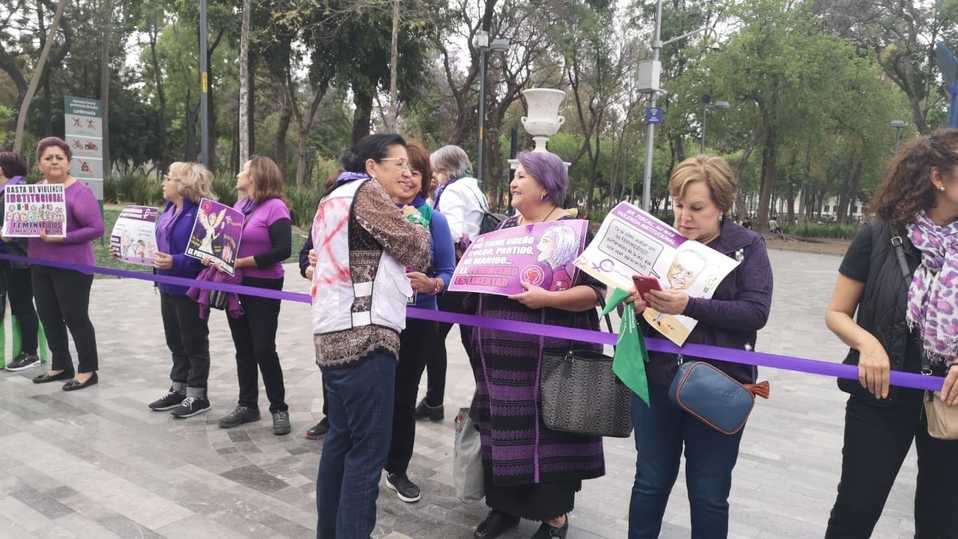 Nashieli Ramírez en el Hemiciclo a Juárez. (Especial)