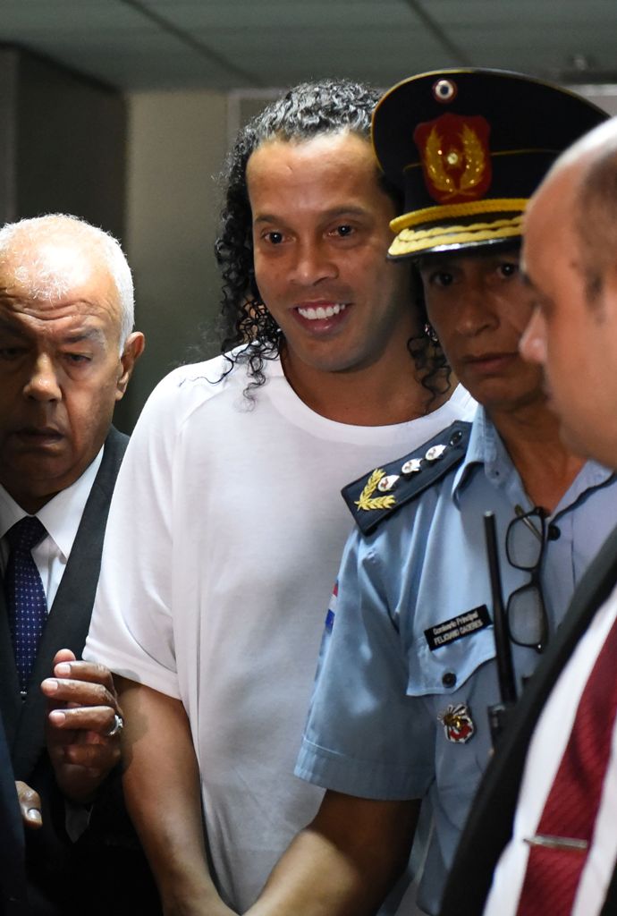 Ronaldinho detenido (AFP)
