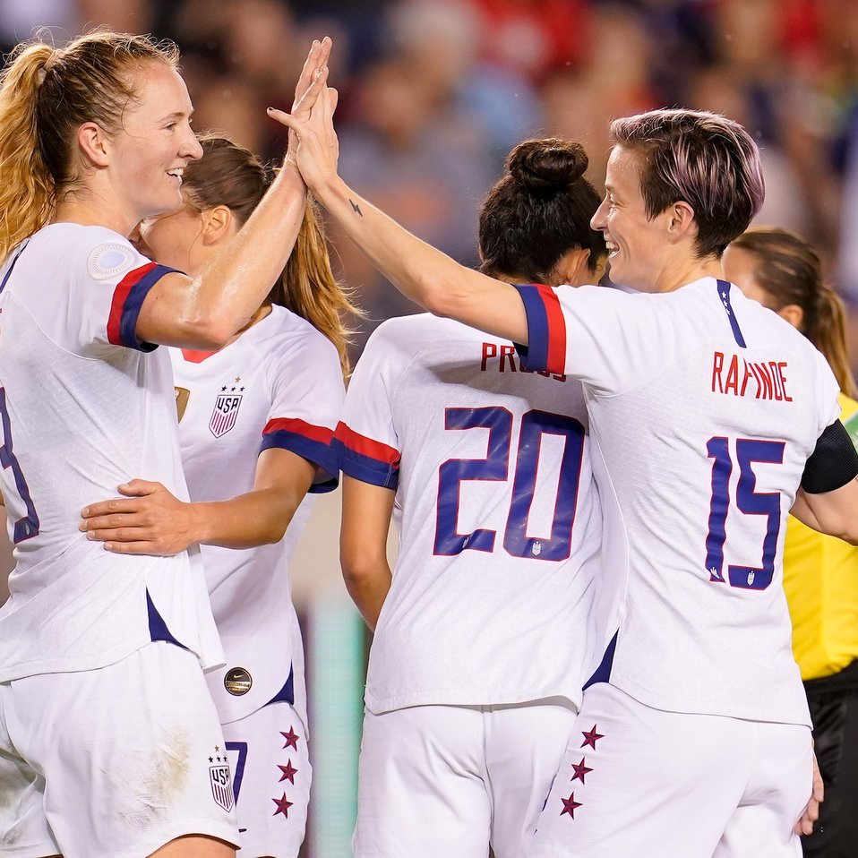 Jugadoras de Estados Unidos Femenil exigen 66 millones de dólares por desigualdad salarial (Twitter: @USWNT)