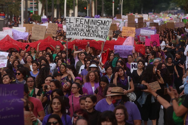 Las mujeres buscan parar los feminicidios (Fernando Carranza)