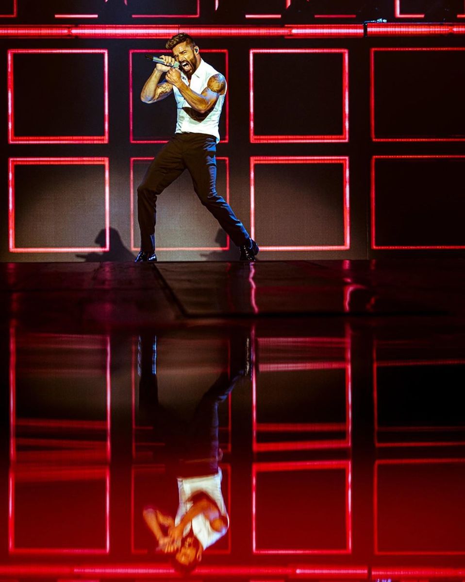 El público se conmovió, recordó bailó y cantó en el concierto que Ricky Martin.(Instagram)