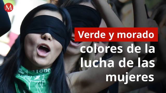 Verde y morado, los colores de la lucha de las mujeres por sus derechos