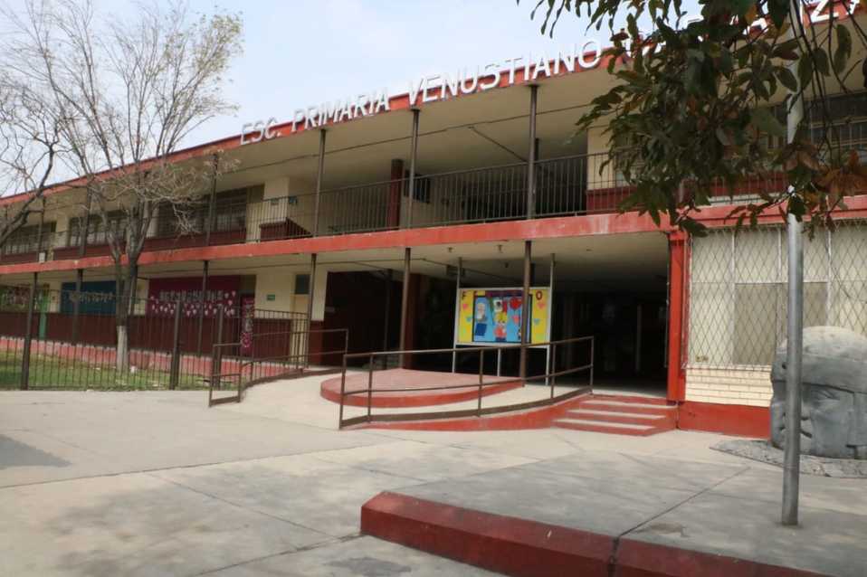 Escuela Primaria Venustiano Carranza. (Foto: Leonel Rocha)