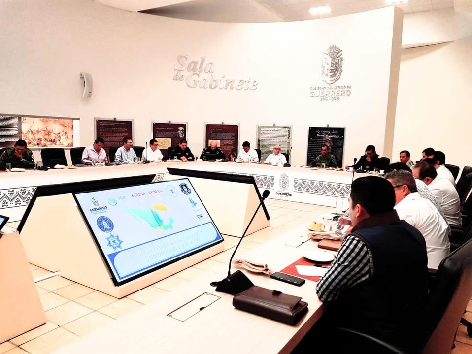 La Mesa de Seguridad de Guerrero se reunió esta mañana.