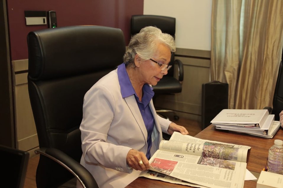 Olga Sánchez Cordero./ @M_OlgaSCordero