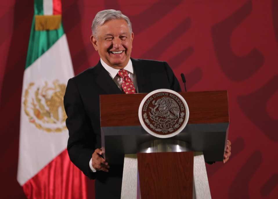 Andrés Manuel López Obrador, presidente de México en conferencia. (Javier Ríos)
