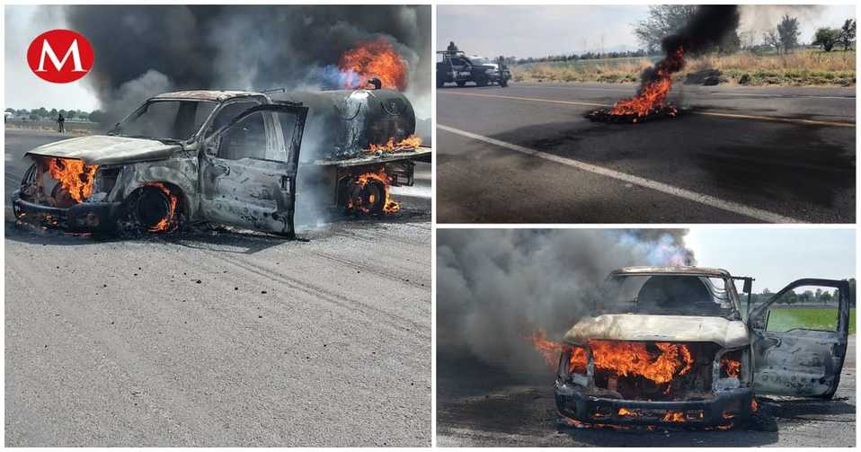 Bloqueos en carreteras de Guanajuato