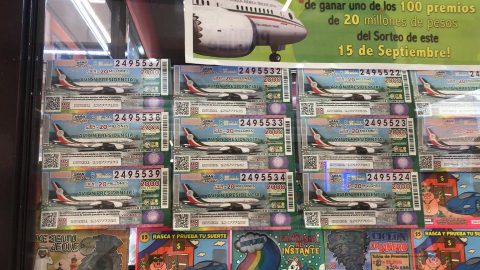 Cachitos para rifa de avión presidencial ya se encuentran disponibles en Veracruz