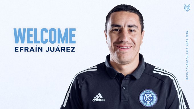 Efraín Juárez se une al cuerpo técnico del New York City FC (Twitter)