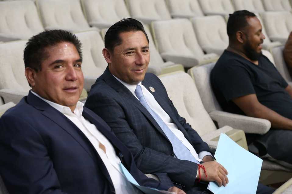 Raúl Camacho Baños, presidente municipal de Mineral de la Reforma. (Jorge Sánchez)