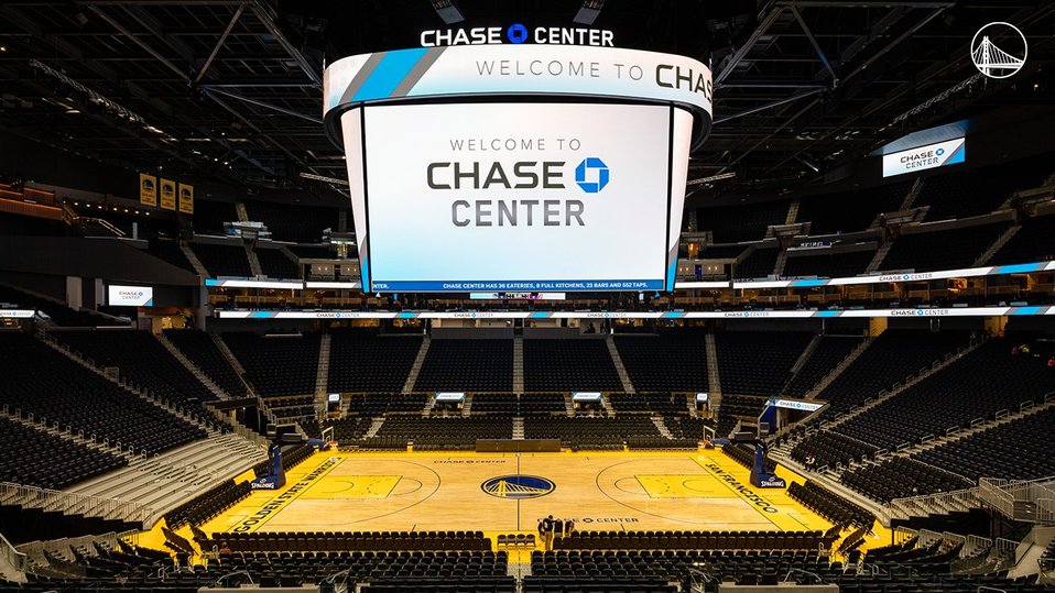Chase Center, casa de los Golden State Warriors de la NBA