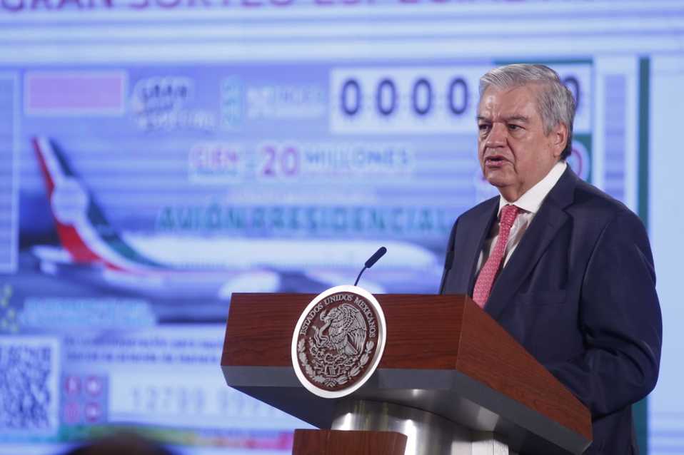 Ernesto Prieto, director de la Lotería Nacional. (Araceli López)