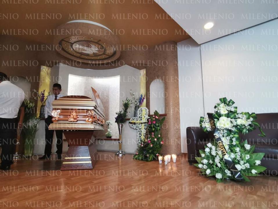 Maribel Vázquez es velada este miércoles por familiares y amigos en una pequeña capilla de Coronango (Andrés Sánchez)