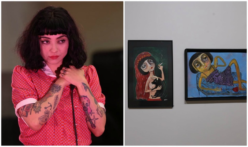 Mon Laferte inauguró su exposición Gestos en el Museo de la CdMx (Jesús Quintanar).