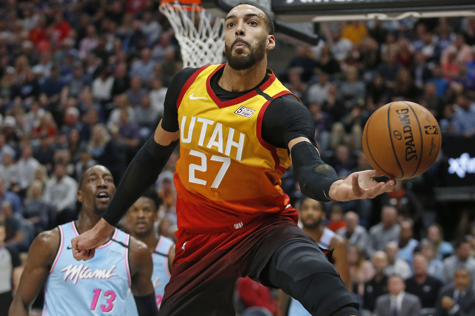Rudy Gobert, jugador de Utah (AP)