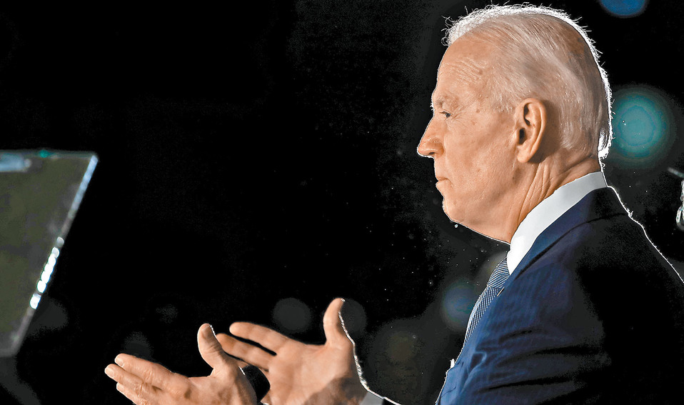 El ex vicepresidente acumuló este martes al menos 229 representantes, de los 352 en juego, para la Convención Demócrata. (AP)