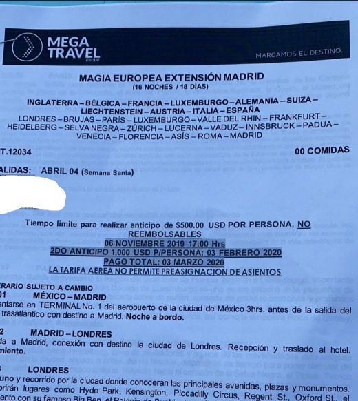 Agencia Mega Travel del Norte. (Foto: Especial)