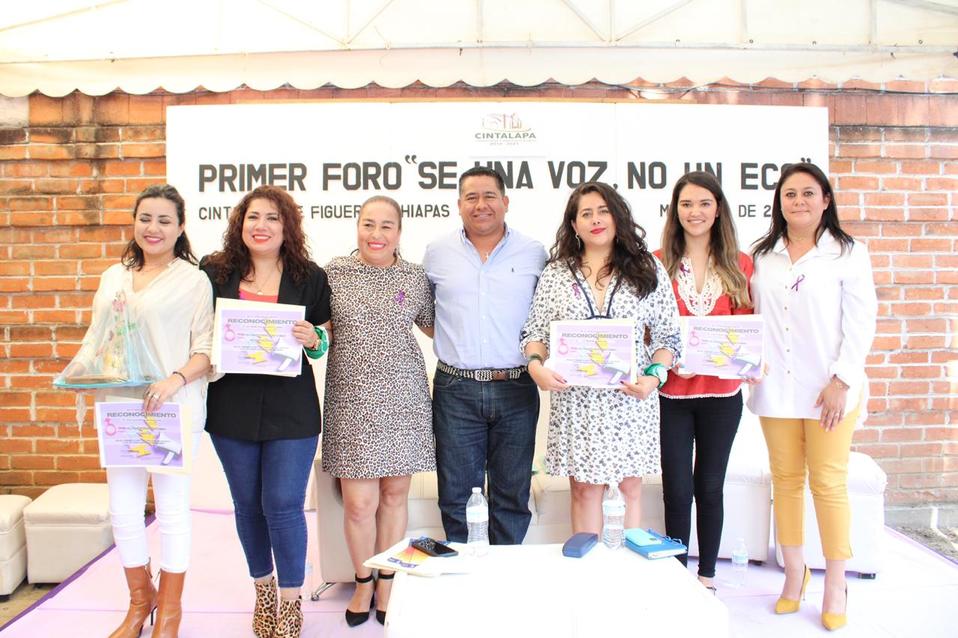 El alcalde de Cintalapa emitió comentarios machistas durante el paro nacional de mujeres. (Abraham Jiménez)