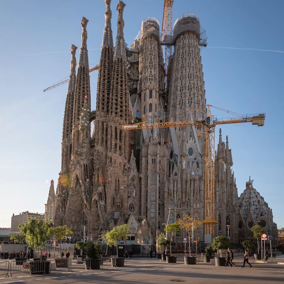 Basílica de la Sagrada Familia en Barcelona, España (Instagram).