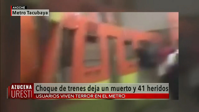 Comienzan los primeros peritajes de la colisionaron dos convoyes del Sistema de Transporte Colectivo
