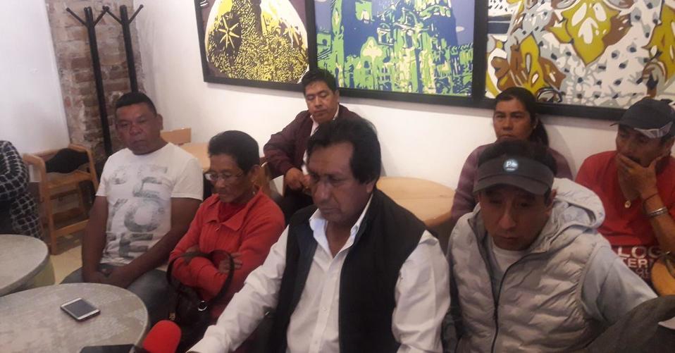 "Lo que nosotros queremos es la destitución del presidente auxiliar". (Carlos Morales)
