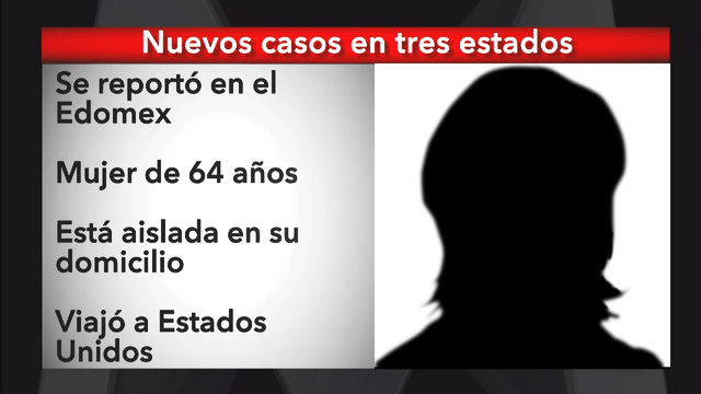 Nuevos casos de Covid-19 en tres estados