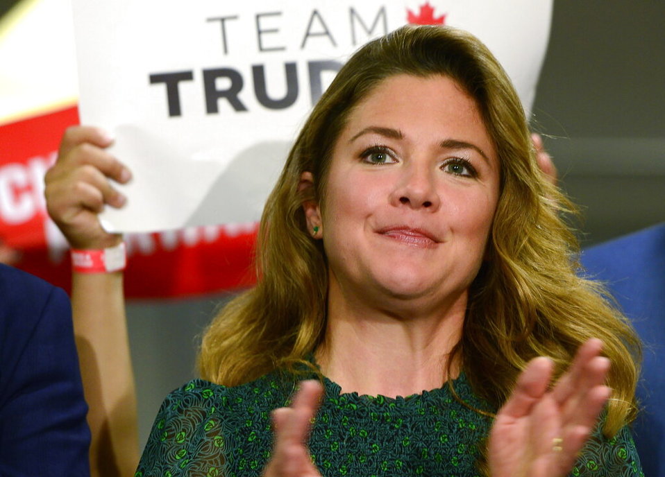 Sophie Gregoire, esposa de Justin Trudeau, dio positivo al coronavirus Covid-19 (AP).