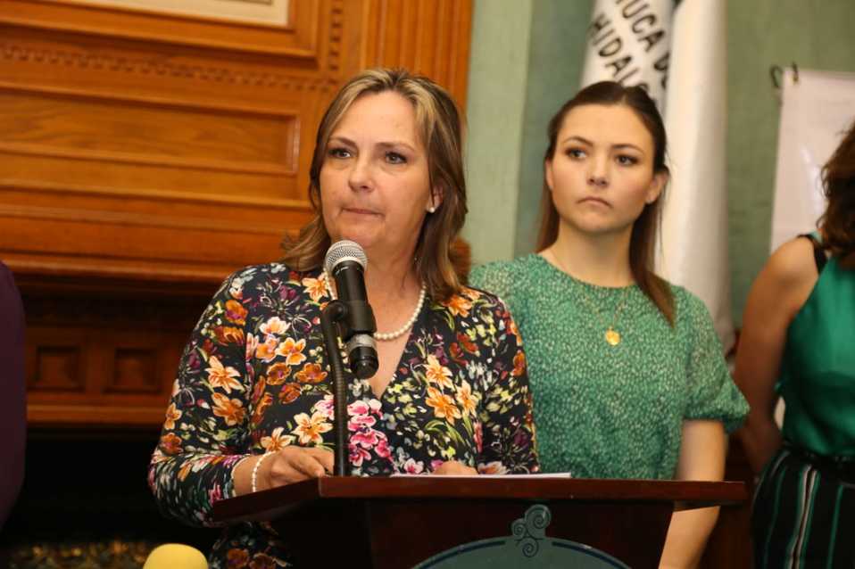 Yolanda Tellería Beltrán, alcandesa de Pachuca. (Jorge Sánchez)