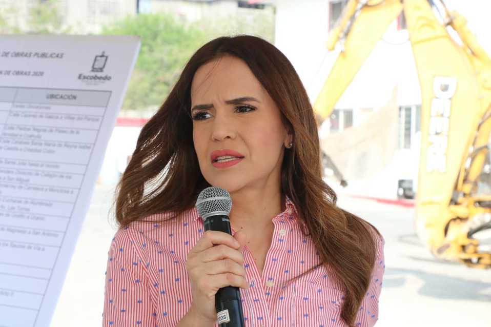 La alcaldesa de Escobedo, Clara Luz Flores Carrales. (Leonel Rocha)