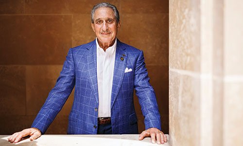 Arthur Blank, propietario de los Atlanta Falcons (Twitter @babson)