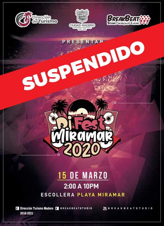 Dj Fest Miramar 2020 no se realizará como medida preventiva
