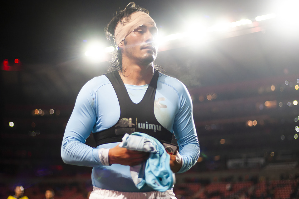 Jorge Hernández en el partido frente a Xolos (Imago7)