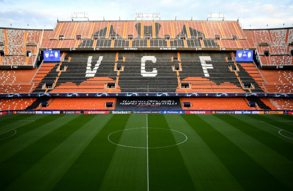 Estadio Mestalla, cancha del Valencia (Reuters)
